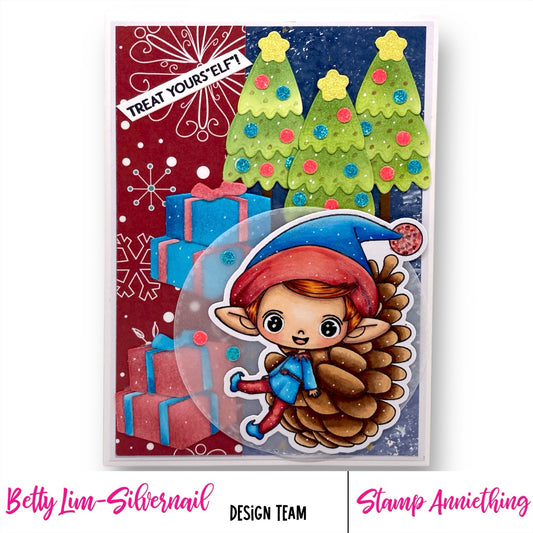 Treat Yours’Elf’! 6x8 Stamp Set