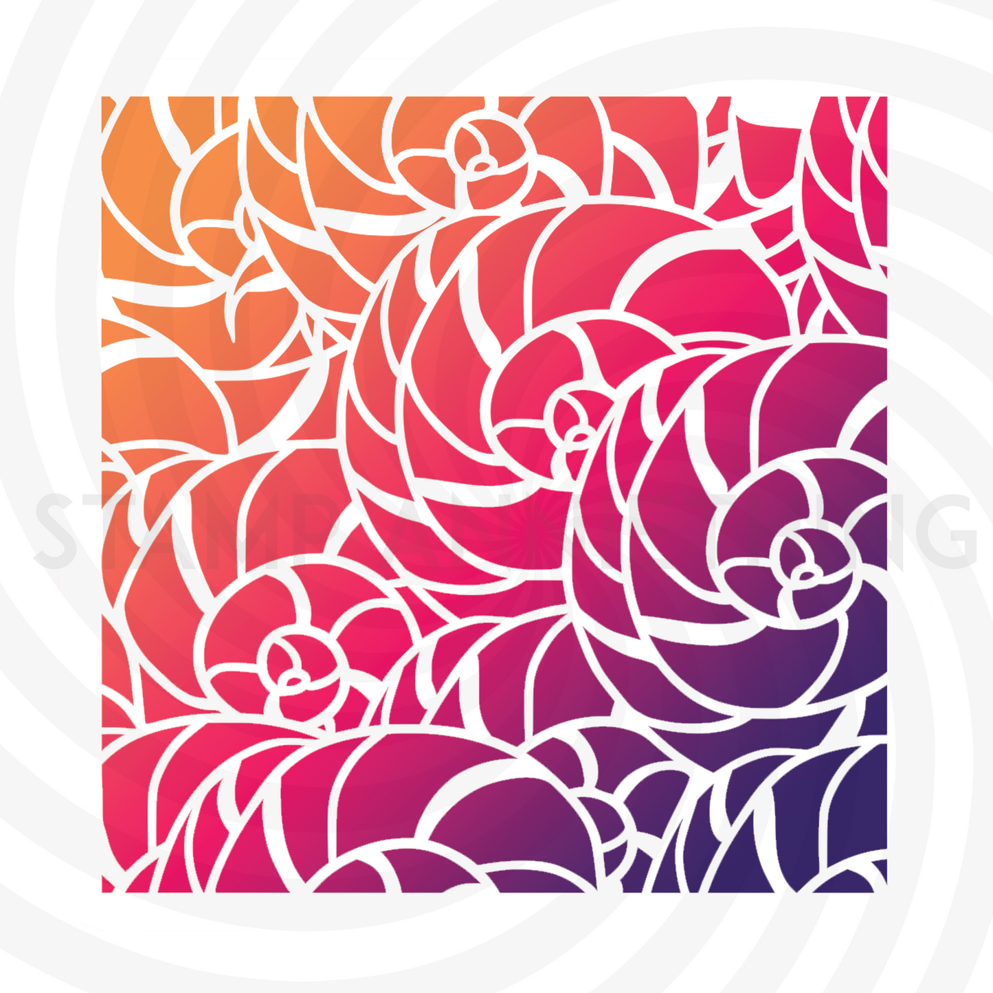 Candy Swirls Stencil