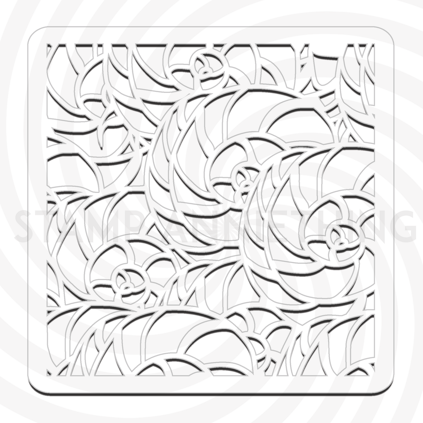 Candy Swirls Stencil