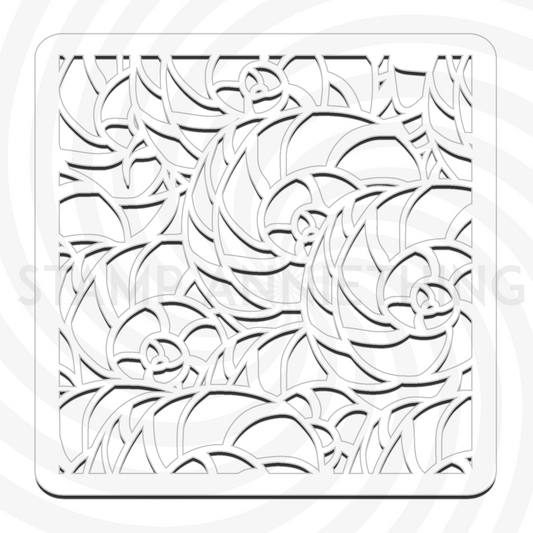 Candy Swirls Stencil