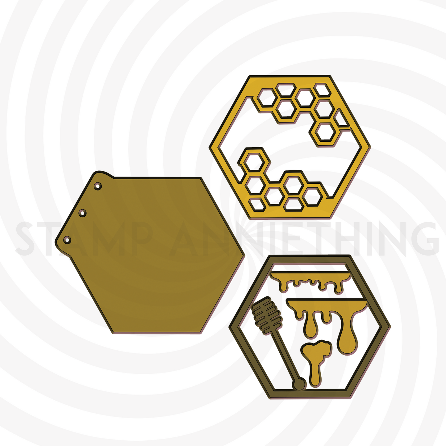 Honeycomb Mini Album Builder Die
