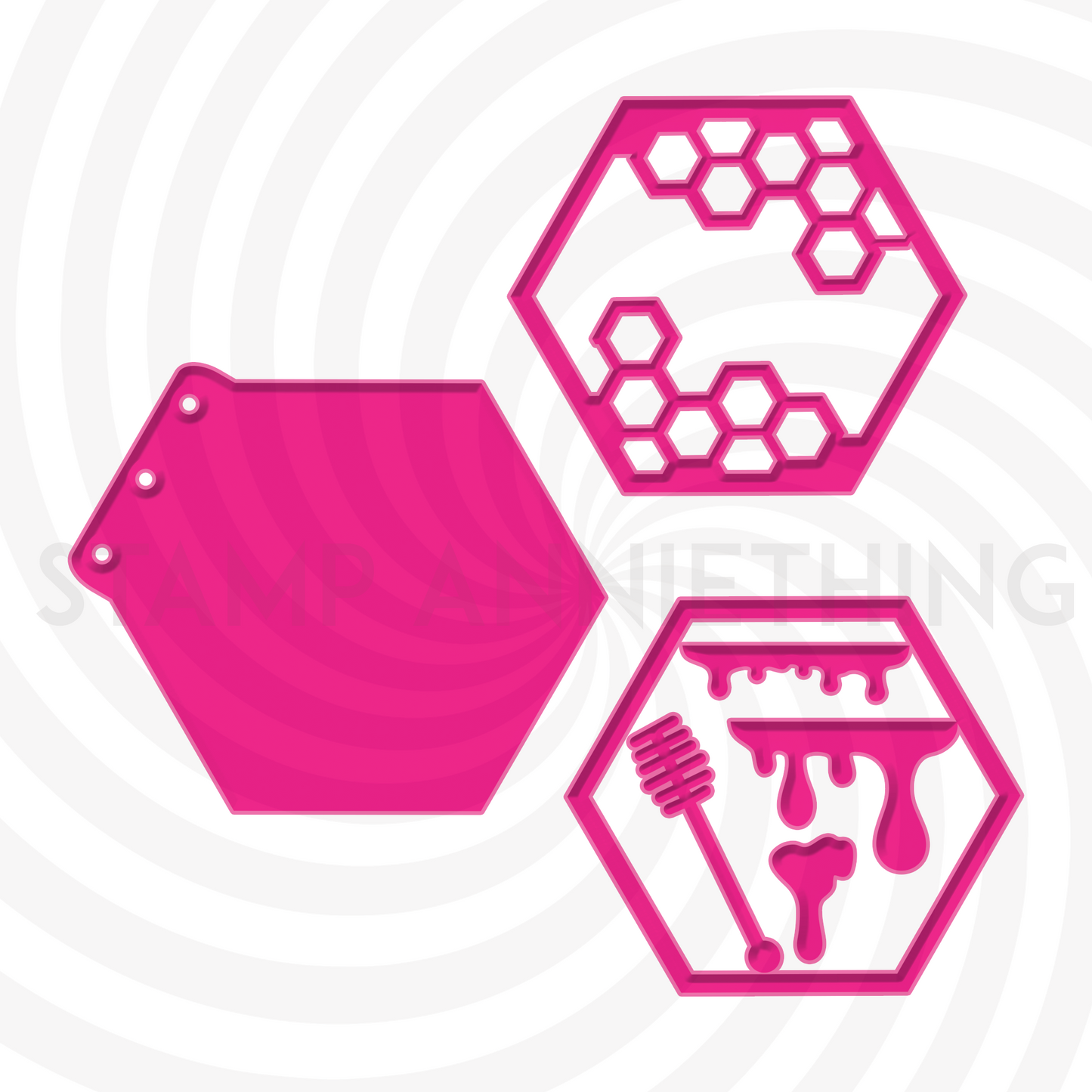 Honeycomb Mini Album Builder Die