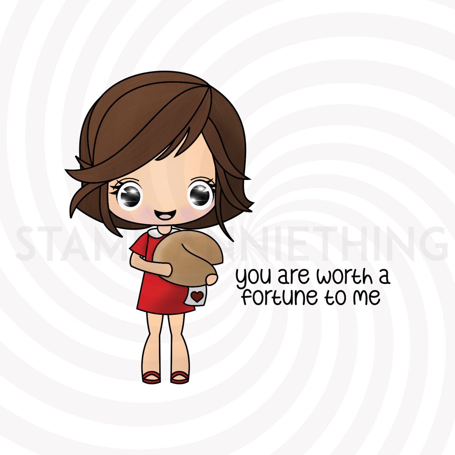 Maggie Worth a Fortune DIGITAL STAMP