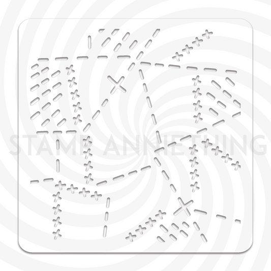 Patchwork Stitches Stencil