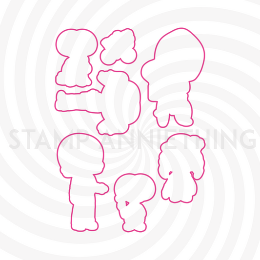 Phone Home Outline Dies