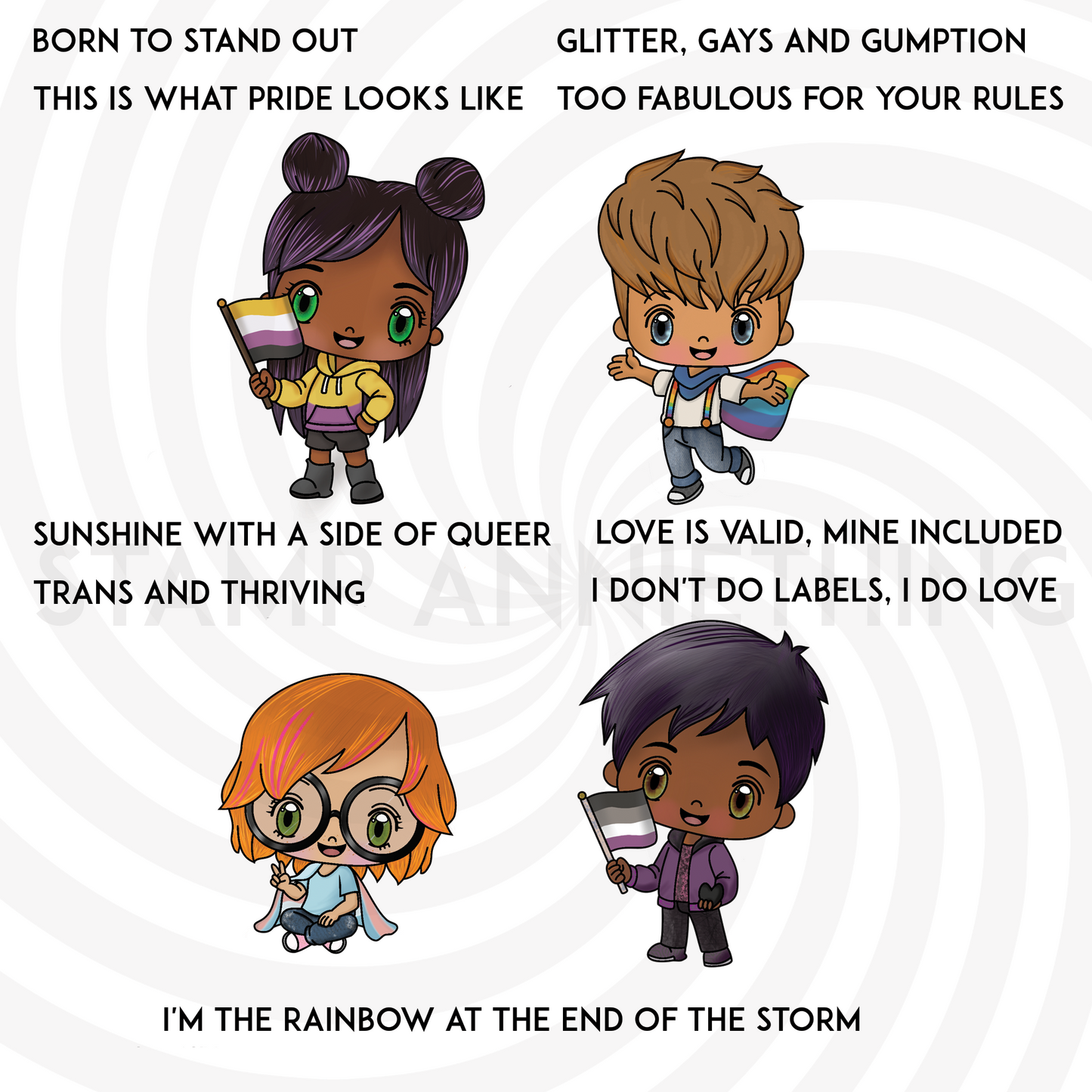 Pride 20205 DIGITAL STAMP Bundle