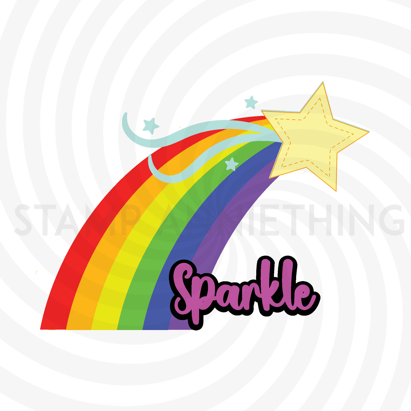 Rainbow Sparkle Builder Die