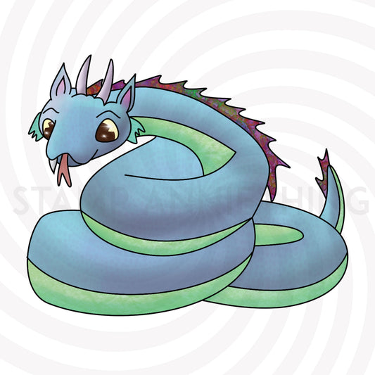 Barbie the Basilisk DIGITAL STAMP