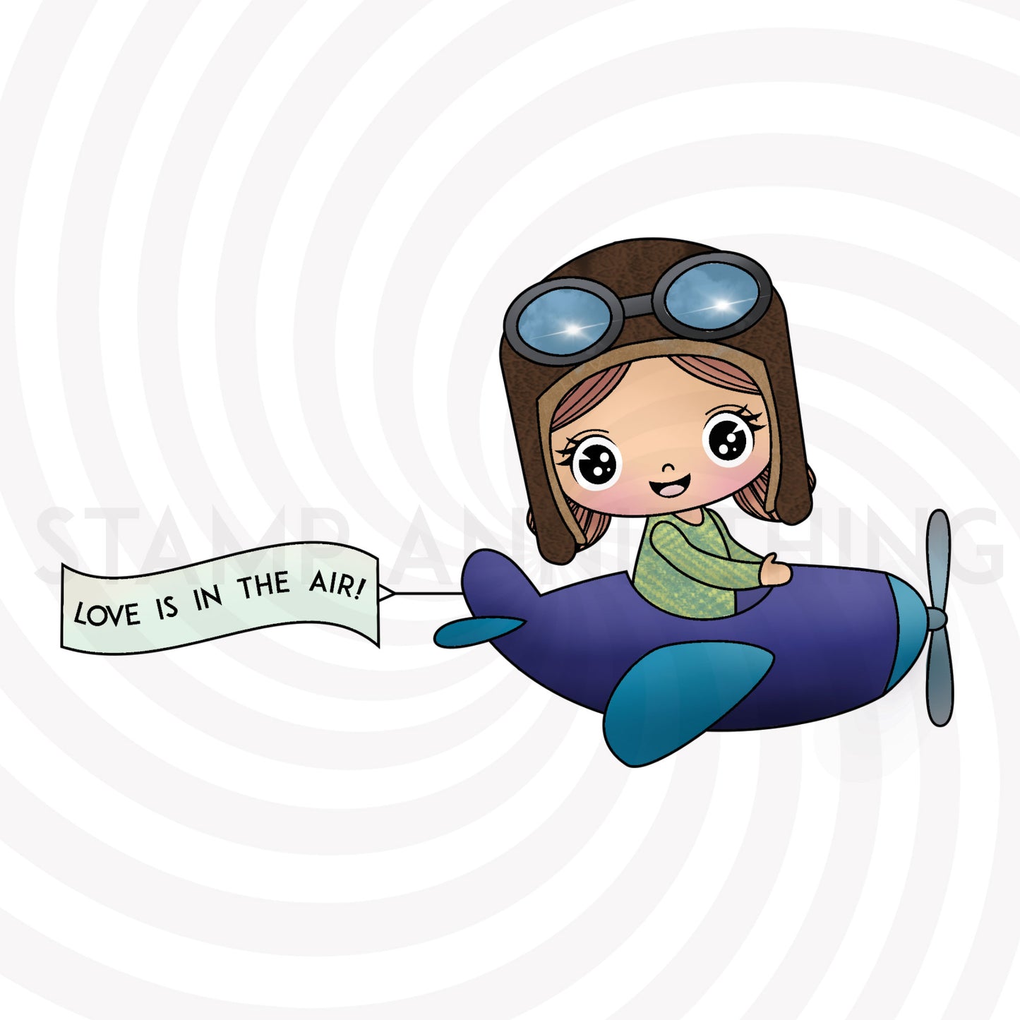 Love is in the Air - DIGITAL STAMP