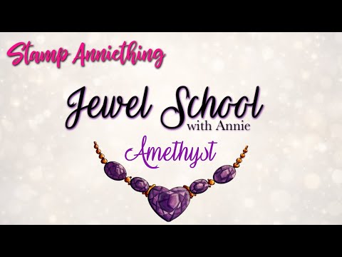 Amethyst Necklace Digital Stamp