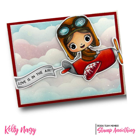 Love is in the Air  - DIGITAL STAMP