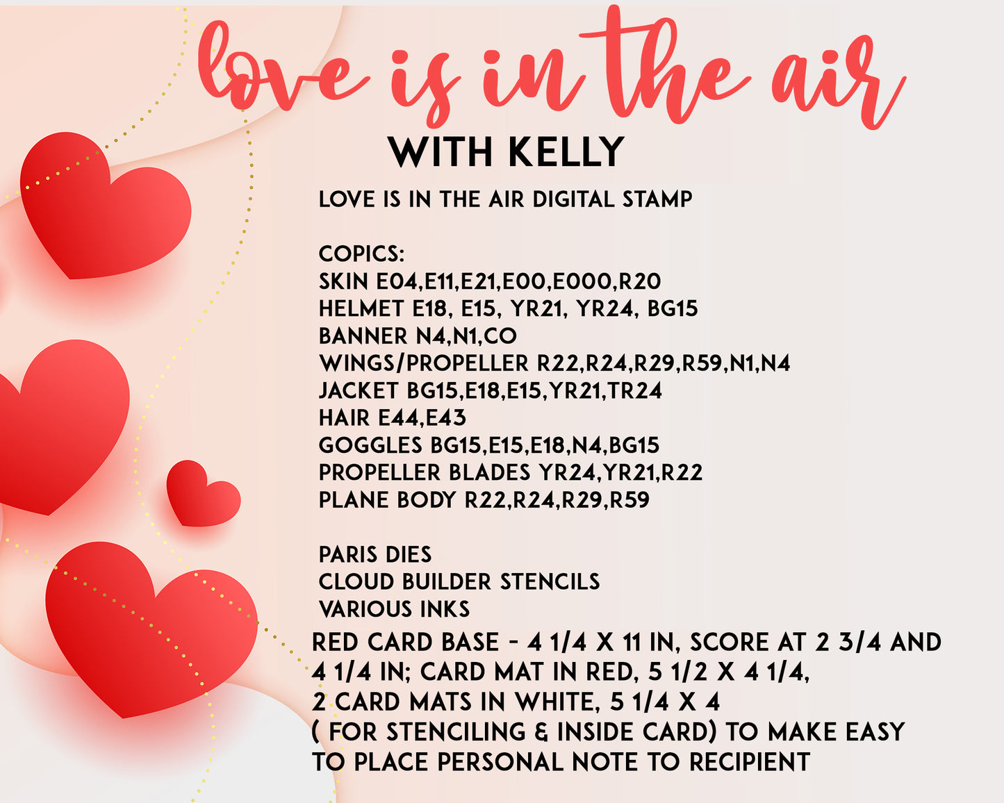 Love is in the Air - DIGITAL STAMP