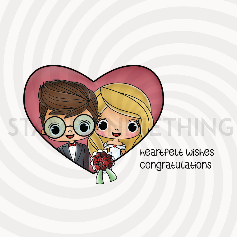 Heartfelt Congratulations- DIGITAL STAMP