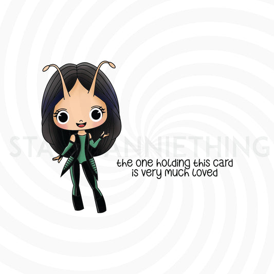 The One Holding this Card DIGITAL STAMP