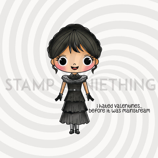 Wednesday Adams / I hated Valentines- DIGITAL STAMP