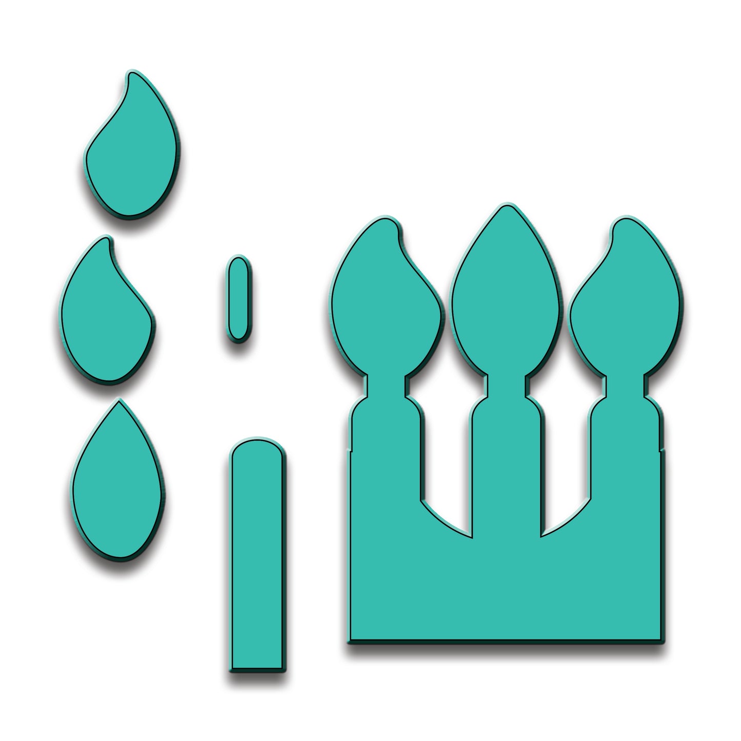 Gift Card Birthday Candle Add On Die