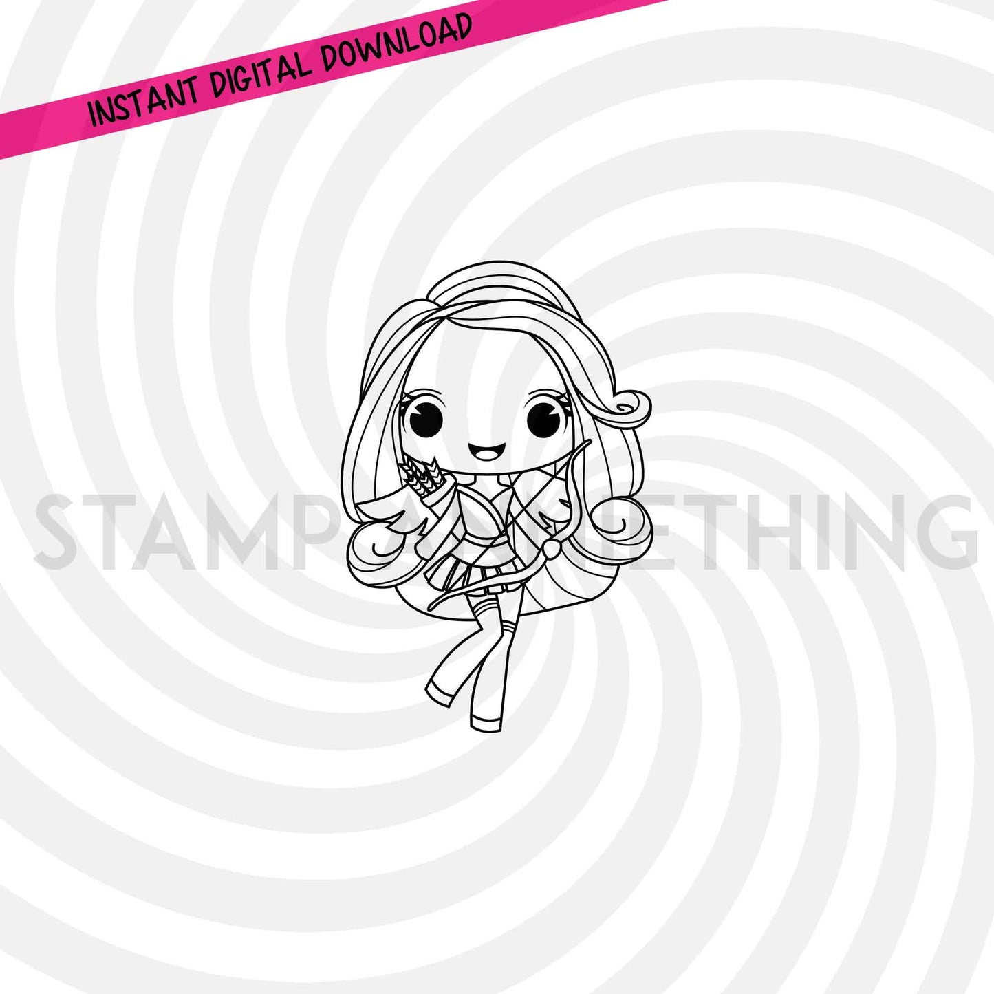 Carley Cupid  DIGITAL STAMP