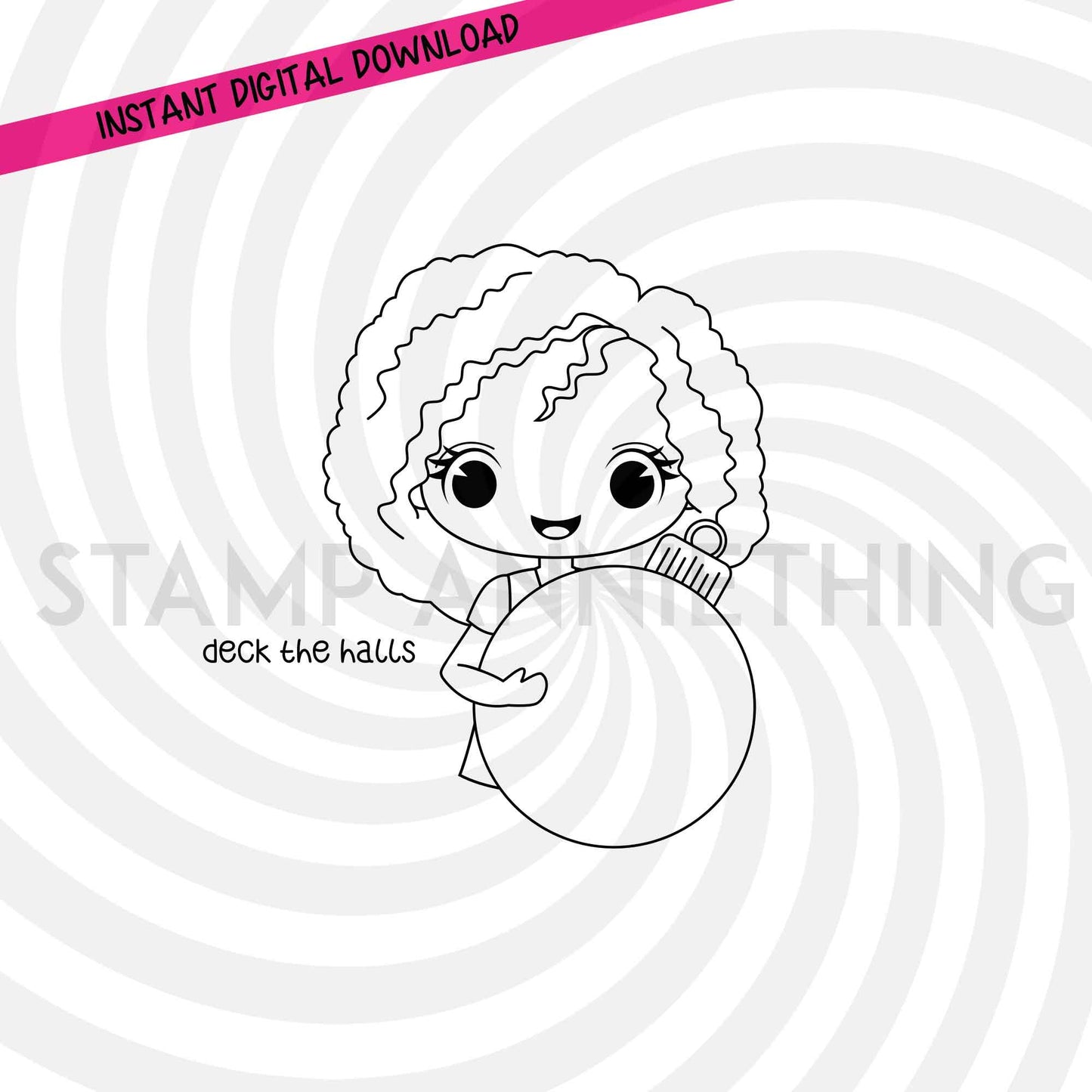 Deck the Halls DIGITAL STAMP