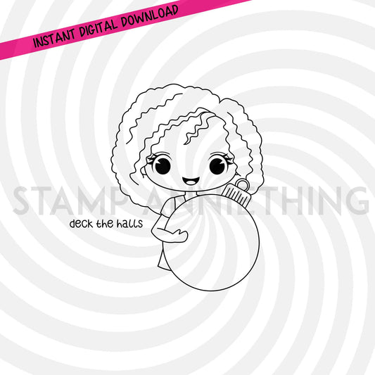 Deck the Halls DIGITAL STAMP