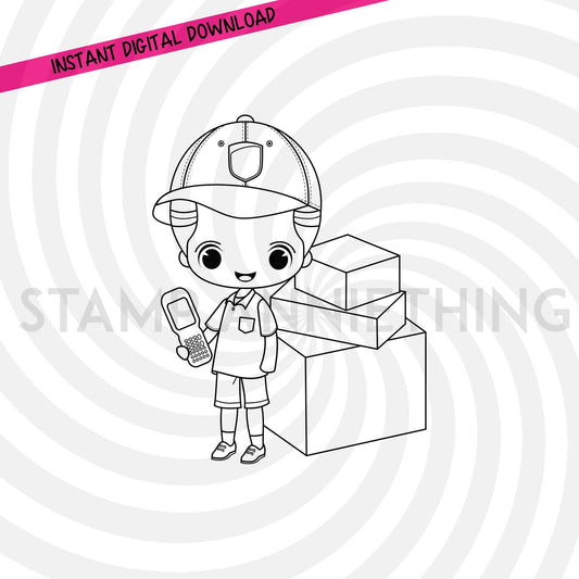 Delivery Day DIGITAL STAMP