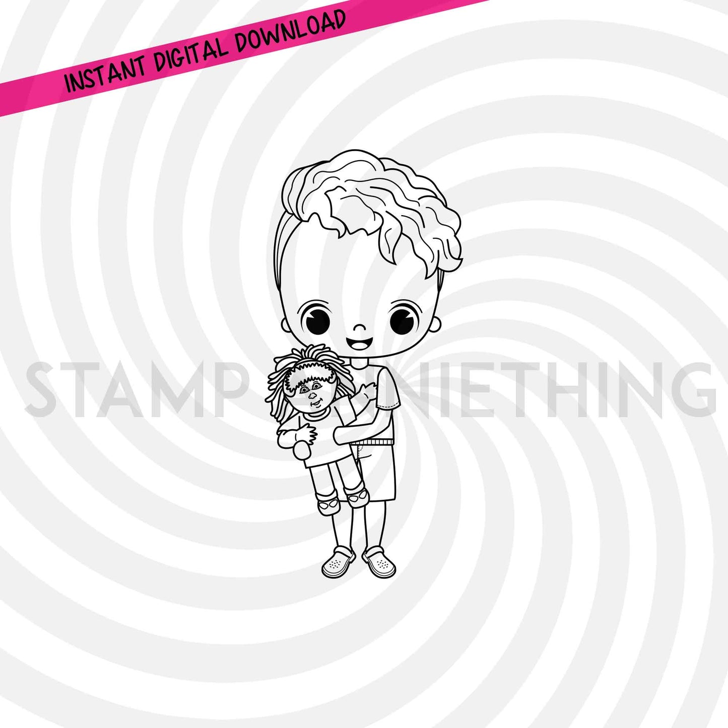 Kevin and Eleanor DIGITAL STAMP