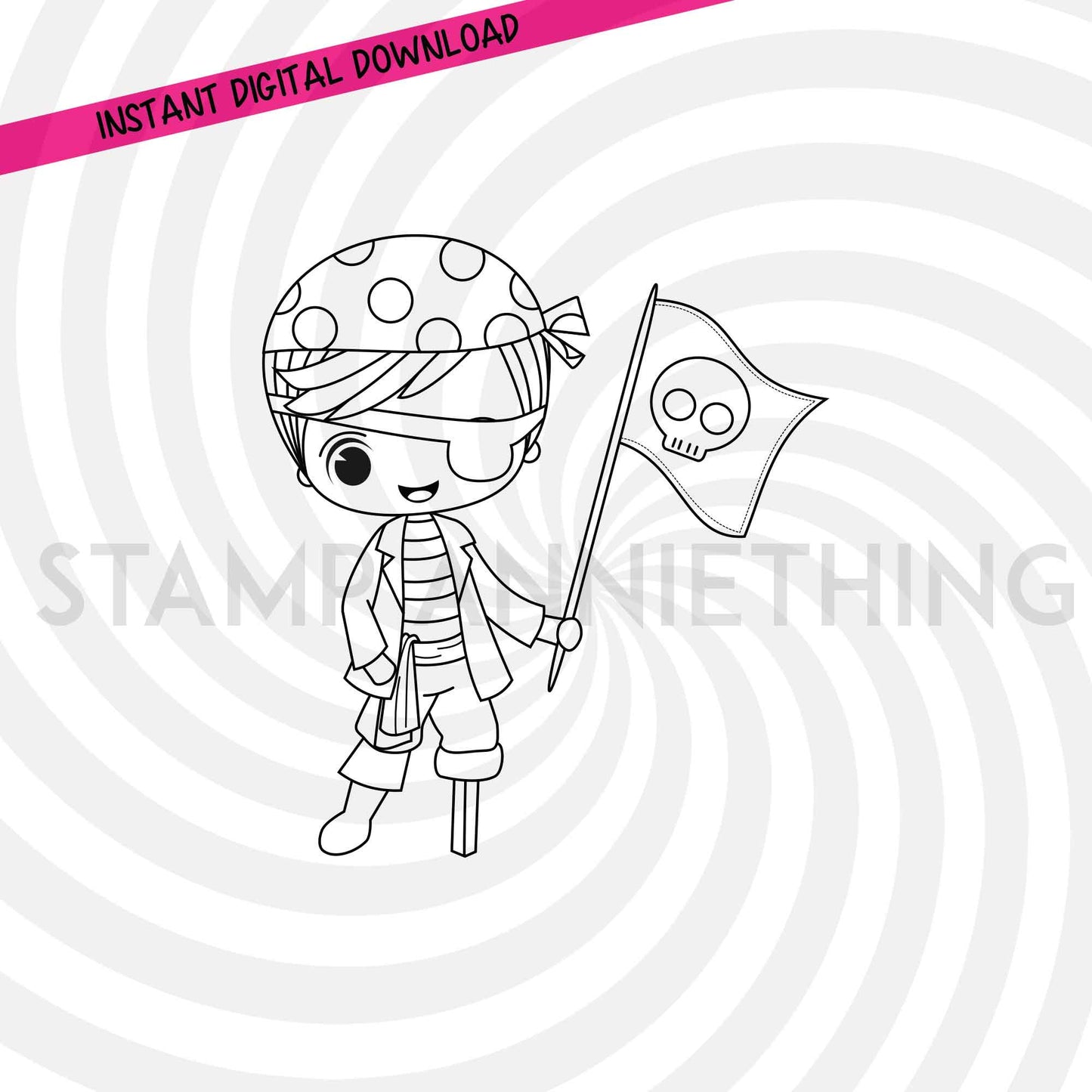 Talk Like a Pirate DIGITAL STAMP