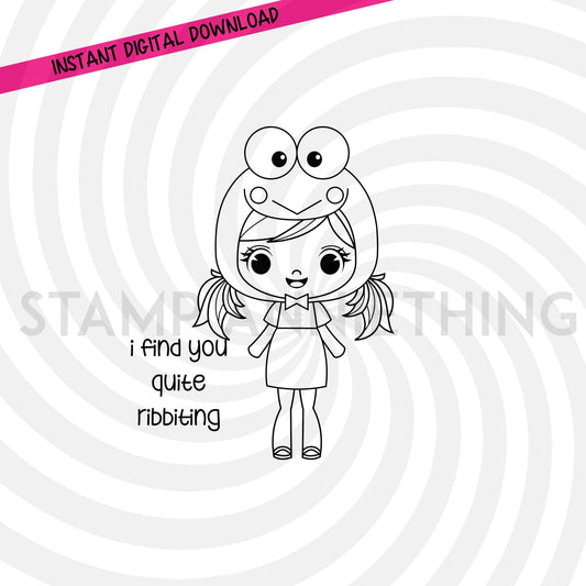 Quite Ribbiting DIGITAL STAMP