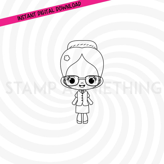 Rosa Parks - Never Fear DIGITAL STAMP