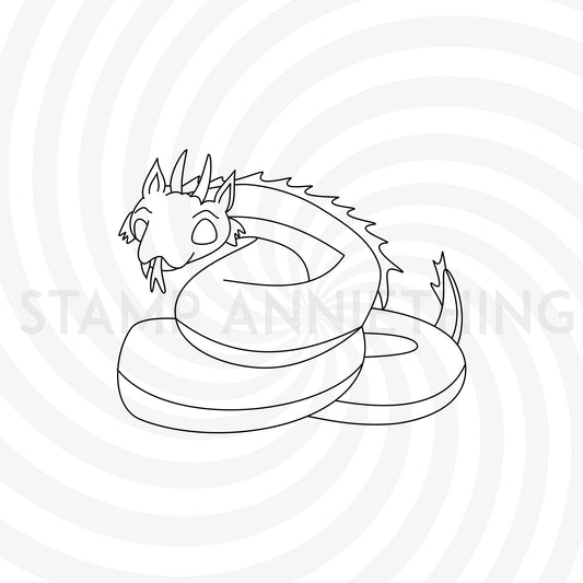 Barbie the Basilisk DIGITAL STAMP