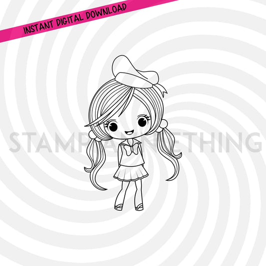 Sailor Susie  DIGITAL STAMP