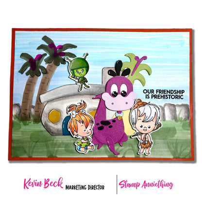 Yabba Dabba Doo 6x8 Stamp Set