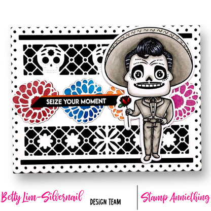 Go Poco Loco 6x8 Stamp Set