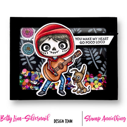 Go Poco Loco 6x8 Stamp Set