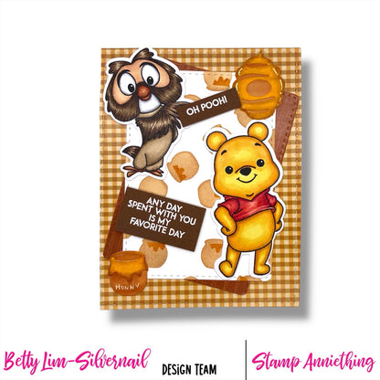Oh Pooh  6" x 8" Stamp Set