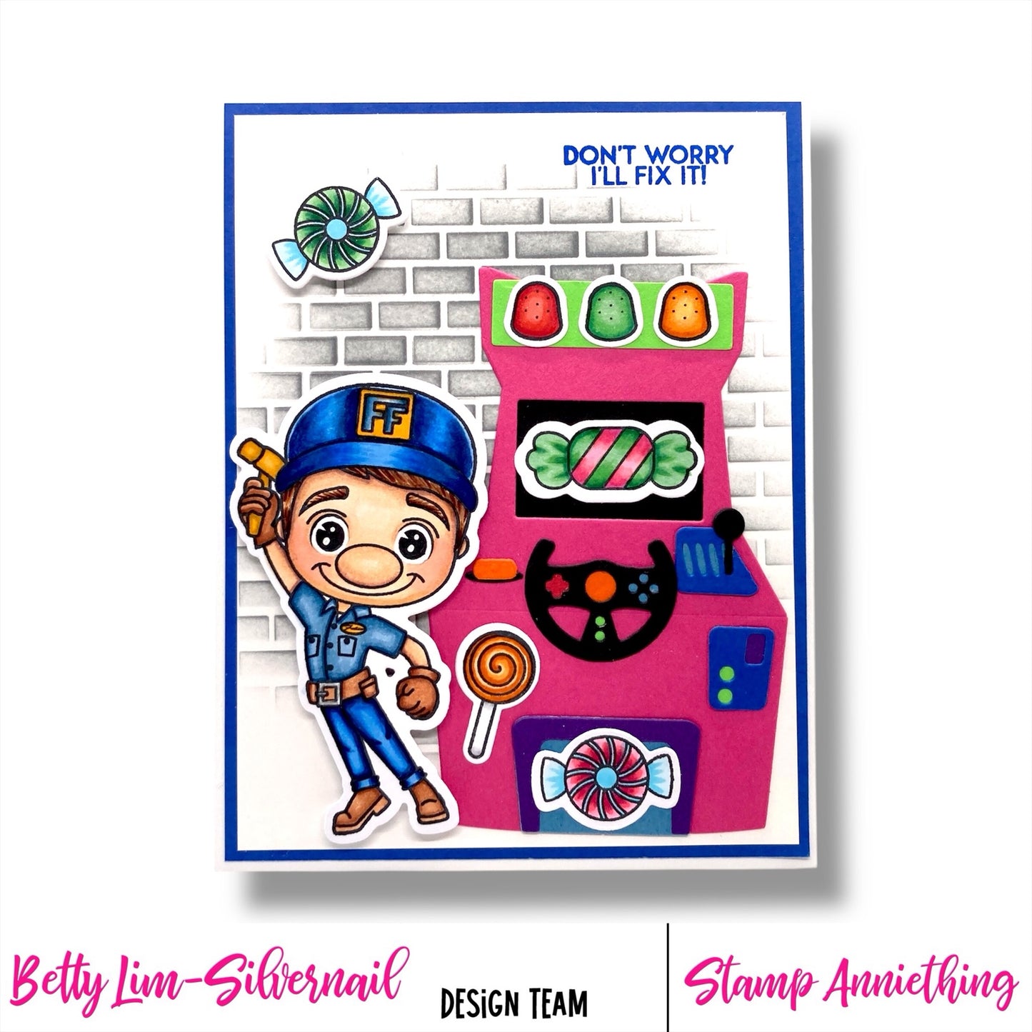 Hey Stinkbrain  6" x 8" Stamp Set
