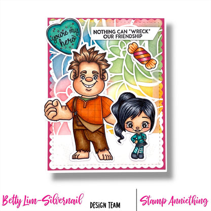 Hey Stinkbrain  6" x 8" Stamp Set