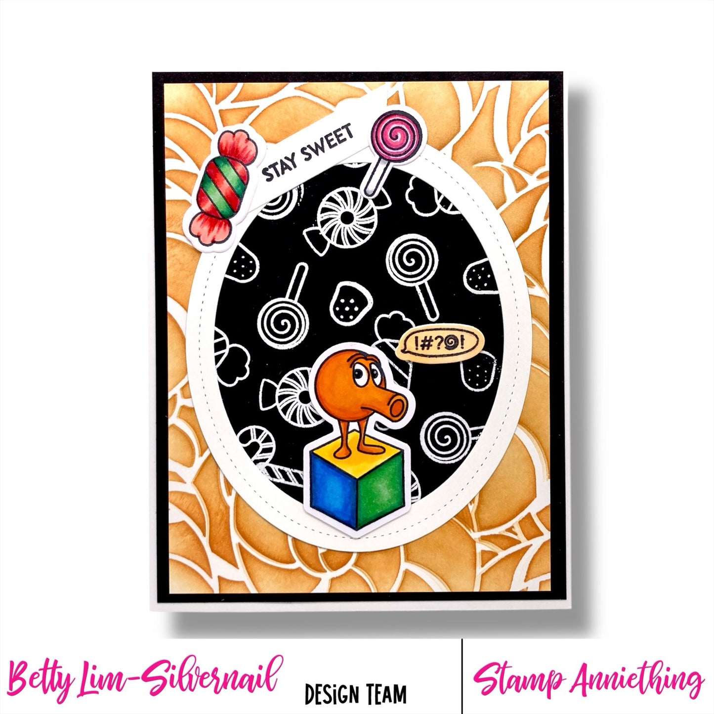 Hey Stinkbrain  6" x 8" Stamp Set