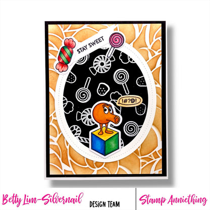 Hey Stinkbrain  6" x 8" Stamp Set