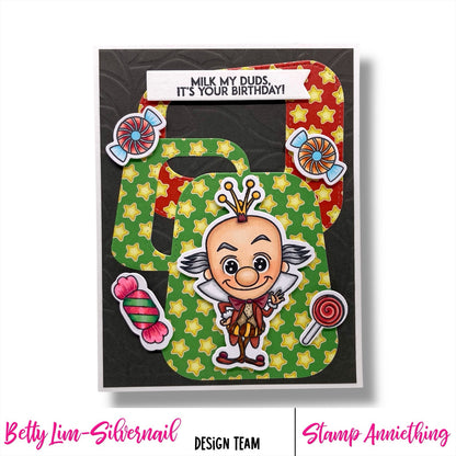 Hey Stinkbrain  6" x 8" Stamp Set