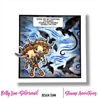 Stay Strong, Smart and Fearless Stamp Set