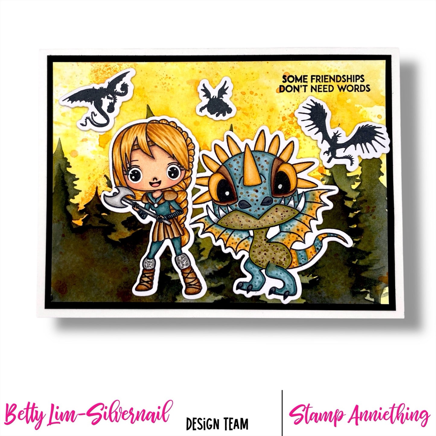 Stay Strong, Smart and Fearless Stamp Set
