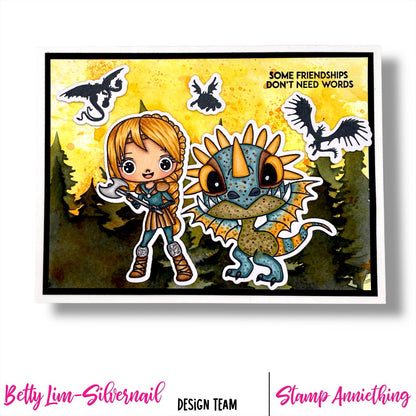 Stay Strong, Smart and Fearless Stamp Set