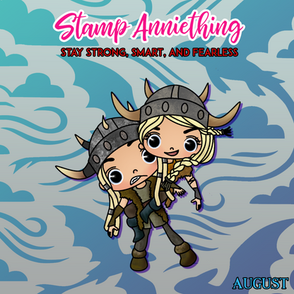 Stay Strong, Smart and Fearless Stamp Set