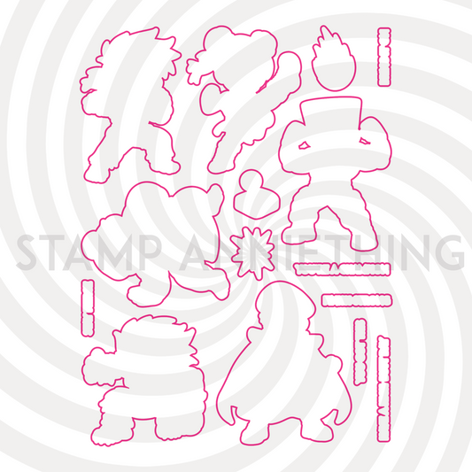 Finish Strong Outlines Dies