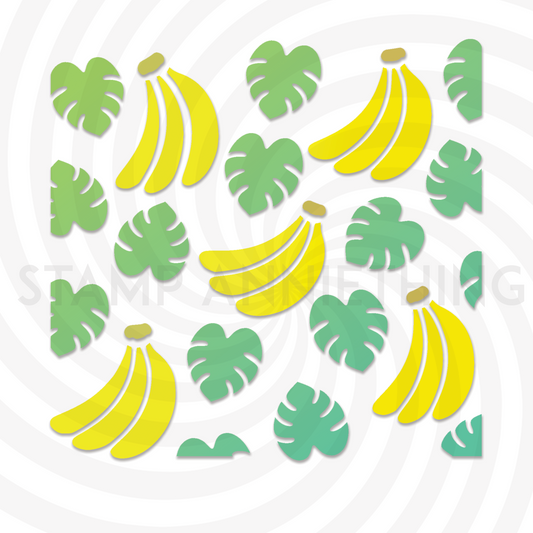 Going Bananas 2 Layer Stencil