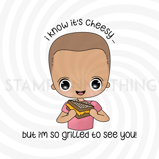 Grilled to See You DIGITAL STAMP