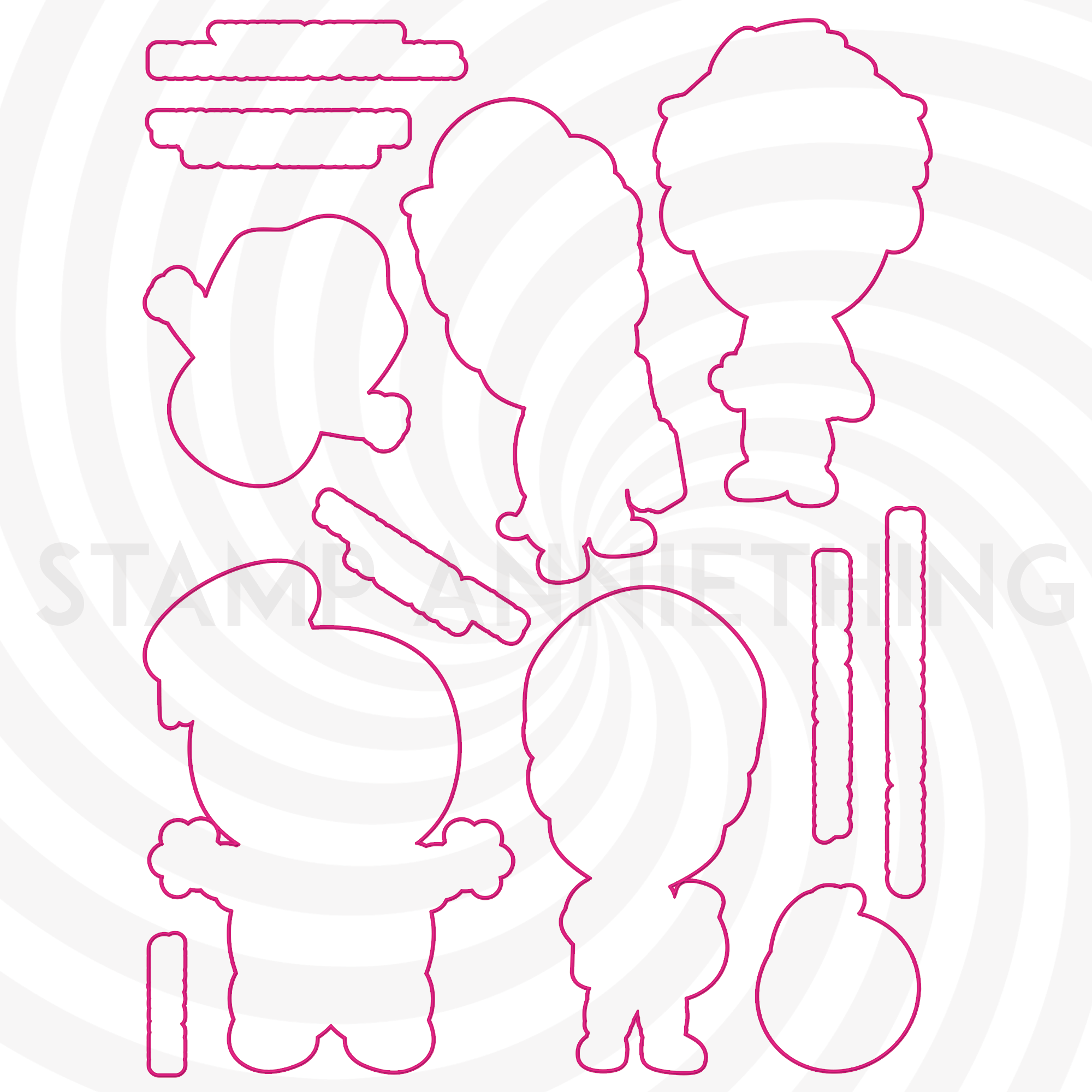 Hey Buster Hey Buster Outline Dies – Stamp Anniething