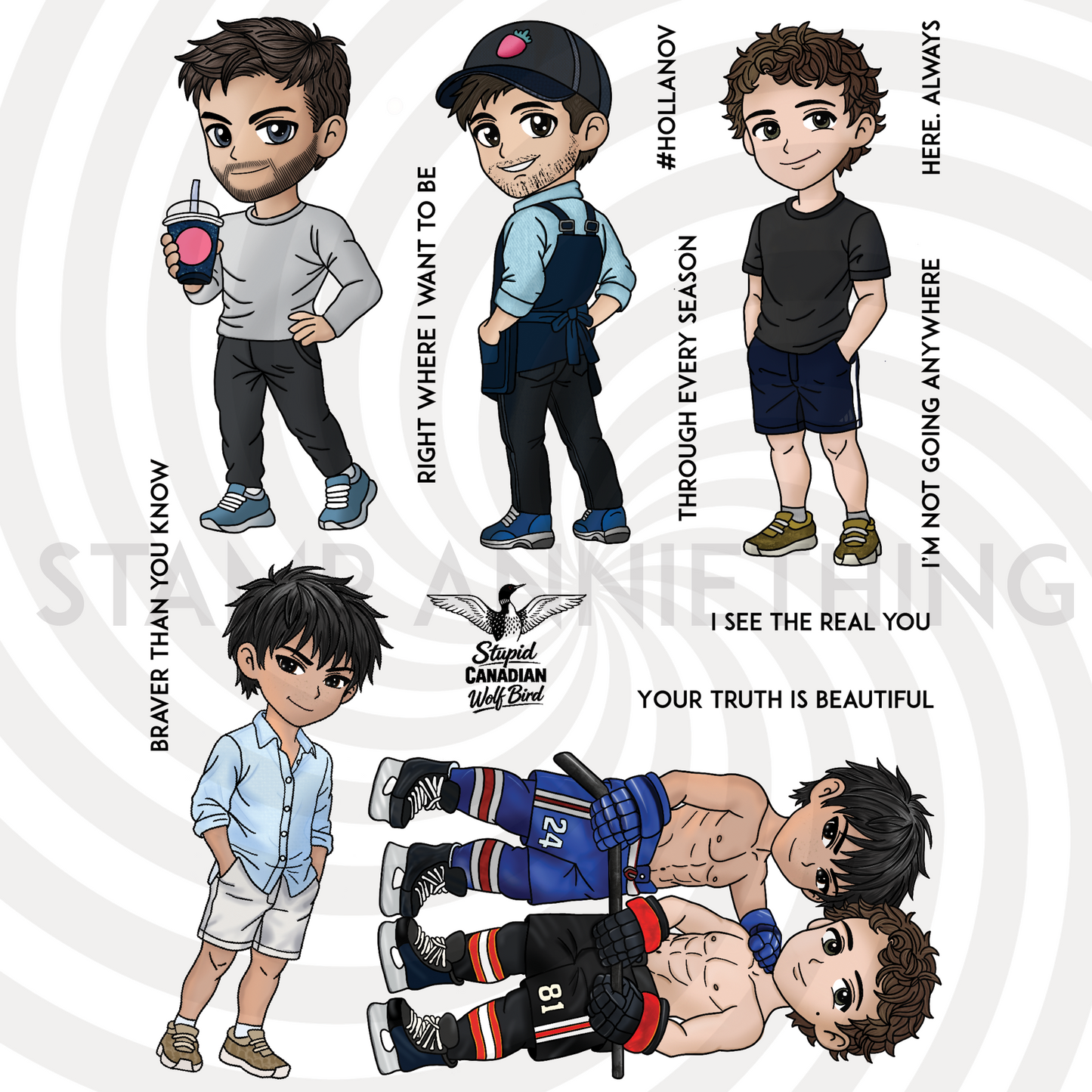 #HOLLANOV 6" x 8" Stamp Set (PRE-ORDER)