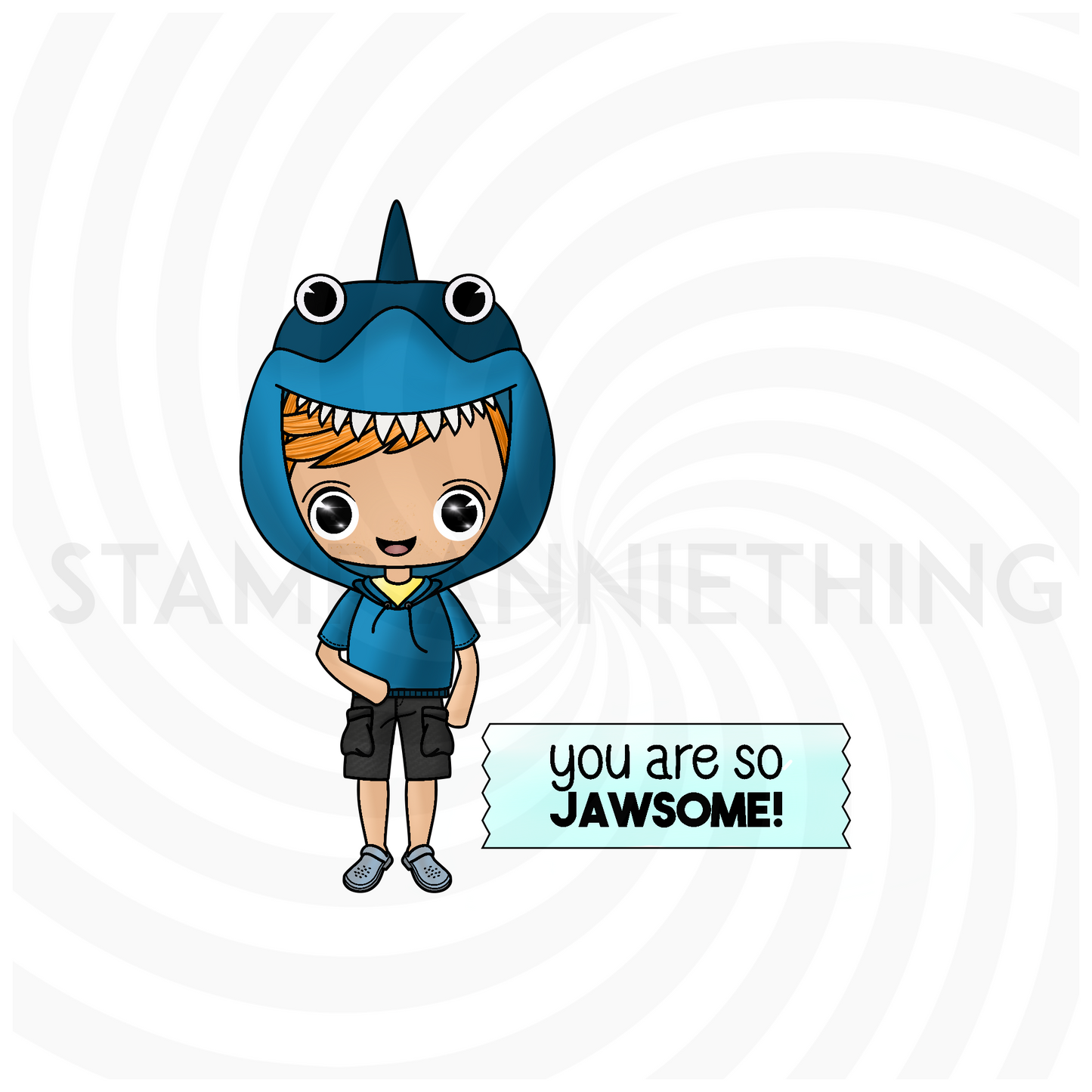 Jawsome  DIGITAL STAMP