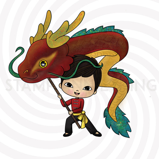 Liang - Year of the Dragon Digital Stamp
